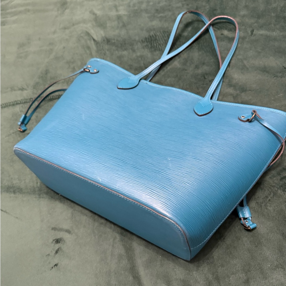 Louis Vuitton Dark Teal Women's Tote Bag